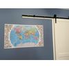 Replogle Peel and Stick World Map, 42" x 25" Made in USA