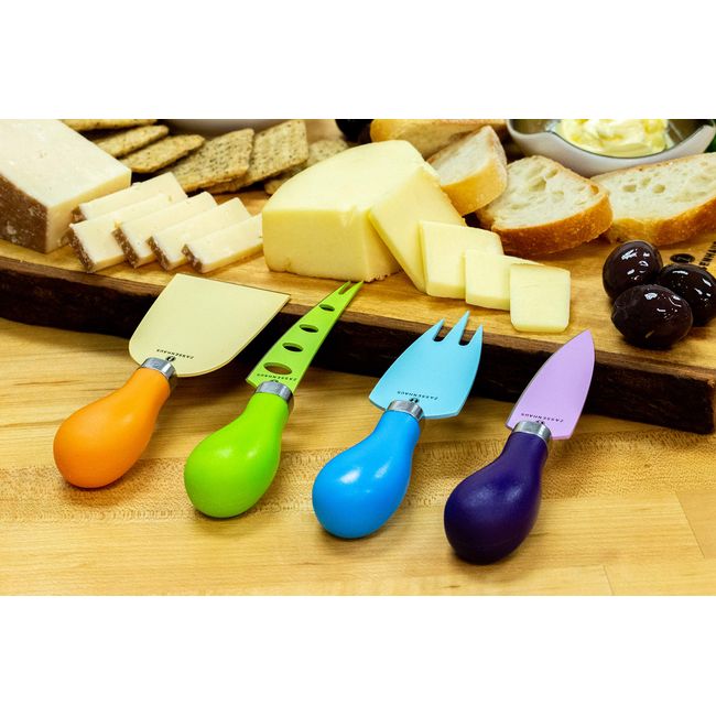 Cheese Knife Set Easy Cut, 4 pieces