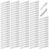 100 Pack Small Flat Silver Duckbill Alligator Metal Hair Clips Crocodile Clips Hair Grips Pins Hairdressing Styling Sectioning Curl Clips Slides Barrettes Craft DIY Accessories for Women Girl (55mm)
