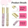 Lash Shampoo Brush Cleansing Brush 20 Pieces Eyelash Cleaning Brush Makeup Brushes Extension Eyelash for Nose Pore Deep Cleaning Brush