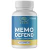 Memo Defend - Mind Brain Memory Booster, Nootropic - 5 Bottles, 300 Capsules