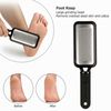 Boolavard Callus Remover Foot File for Feet, Perfect Health Foot Care in Pedicure Tools to Remove Hard Skin, Can Be Used on Both Wet and Dry Feet, Surgical Grade Stainless Steel File