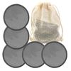 Pack of 11 Reusable Cotton Pads with Mesh Laundry Bag