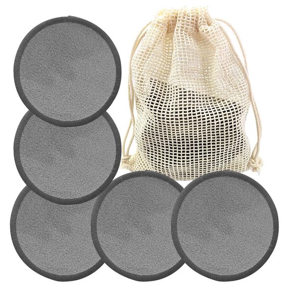 Pack of 11 Reusable Cotton Pads with Mesh Laundry Bag