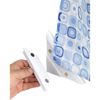 Croydex Magnetic Curtain Clip, White, 125 mm