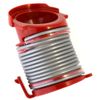 SPARES2GO Main + Short Internal Hose Compatible with Dyson DC50 Vacuum Cleaner (Silver/Red)