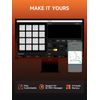 Donner MIDI Controller Pad Beat Maker Machine, Portable Drum Machine with 16 Beat Pads,Note Repeat and Music Production Software, Mini USB MIDI Controller with 40 Courses, STARRYPAD MINI