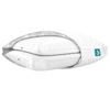 Sleepgram Bed Support Sleeping Pillow with Cover, Queen Size, White (2 Pack)