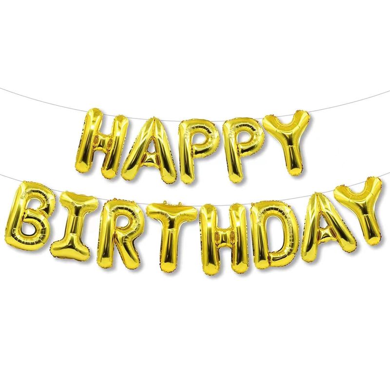 Feliz Cumpleanos Letter Balloons, Happy Birthday Balloons