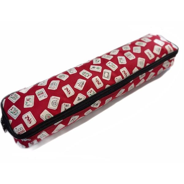 Mah Jongg Direct Mah Jongg Multi-Purpose (XL-Red) Tile/Rack Color Tile Zippered Case