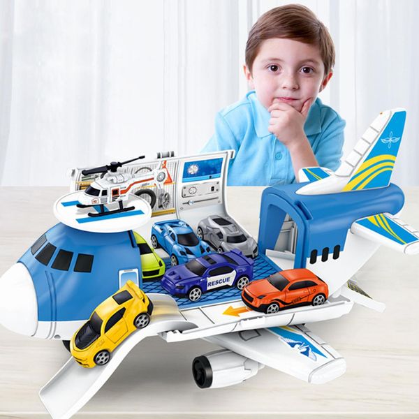 Transport Plane Toys Airplane Toy For Kids Transport Cargo Airplane Car Play Set