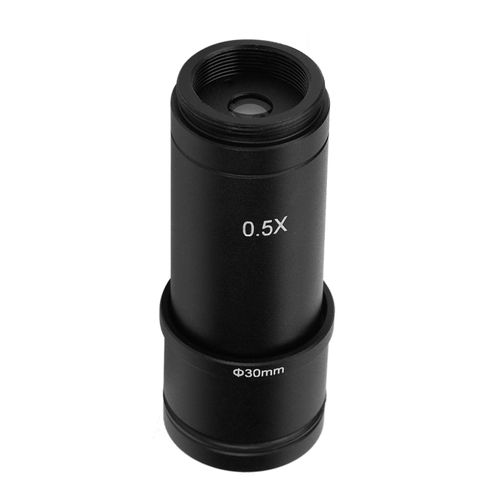 Yunir Microscope Adapter, 0.5X C-Mount 30/30.5 mm Adapter for Microscope CCD Camera Eyepiece Lens