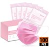 10/50/100 PCS Pink Color Face Mask Mouth Cover Nose Protector Disposable Masks