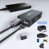 USB Extender 4 USB2.0 Over Ethernet 165ft Cat5e/6/7 USB Hub No Driver for Webcam, Printer, Keyboard, Mouse, Mic