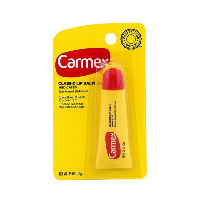 Carmex Classic Medicated Lip Balm Tube, 0.35 Oz 083078113131VL