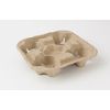 50 x 4 Cup Biodegradable Cardboard Paper/Plastic Cup Tray Holders