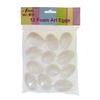 Easter Arts & Craft Decorations Egg Hunt - 12 Pack Foam Eggs