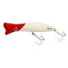Halco RP160#H53 160 Roosta Popper, White Redhead