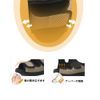 DEEYOTA Nursing Shoes, Sneakers, Senior Shoes, Elderly Shoes, Full Open Type, Sandals, For Elderly, Adjustable, Wide, Bunions, Rehabilitation, Swollen Legs, Nursing Shoes, Respect for the Aged Day, Black 1, US Men's 8.5 (26.5 cm)