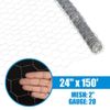 2 Ft. X 150 Ft. 20-Gauge Poultry Netting with 2 In. Mesh