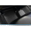 SMARTLINER Custom Floor Mats Liner Second Row Black for 2017-2025 Jeep Compass