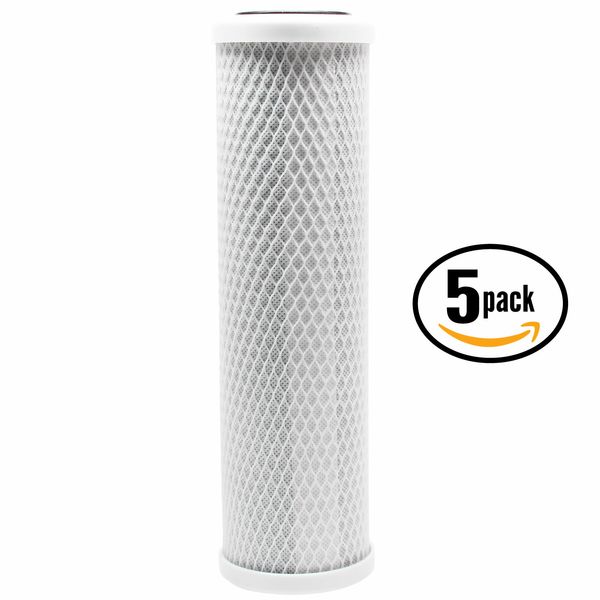 5 Pack Carbon Block Water Filter for Culligan HF-360, RVF-10