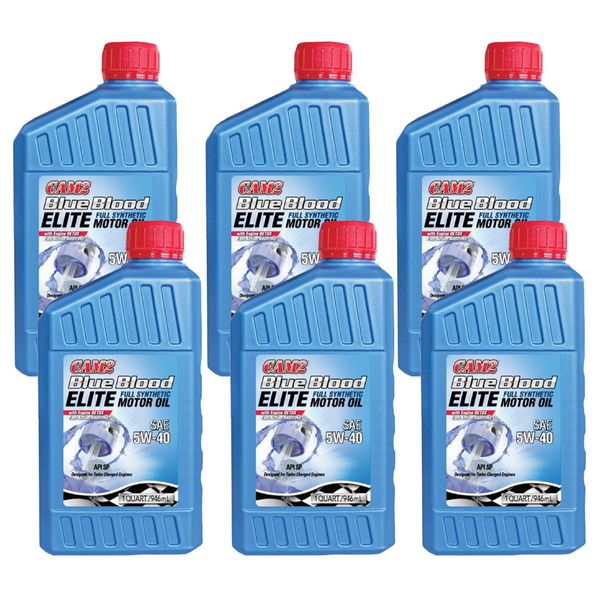 CAM2 BLUE BLOOD ELITE 5W-40 SP FULL SYNTHETIC ENGINE OIL - 6/1 Quart