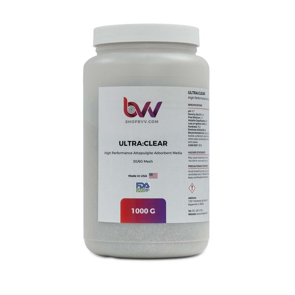 BVV Ultra Clear Granular High Performance Bentonite for Bleaching & Decolorizing-1000 Grams