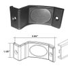 Framed Shower Door Towel Bar Nylon Brackets - Pair
