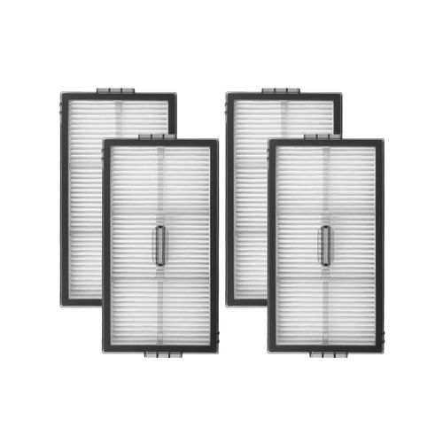 4Pack HEPA Filter Replacement Parts for Roborock Saros 10R / Qrevo CurvX / G20s Ultra Robot Vacuum Cleaners, Replacement Washable Filter for Robotic Vacuum, High-Efficiency Filters