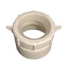Universal P-trap adapter for 1 1/2" and 1 1/4" pipes