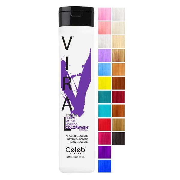 Viral Extreme Purple Color Wash 8.25 fl. oz. (244ml) by GEM LITES