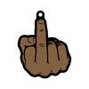 Middle Finger Air Freshener (Brown-colored)