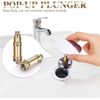 3 PCS Sink Bath Basin Waste Easy Pop Up Click Push Pop Up Internal Spring Brass Plug Bolt