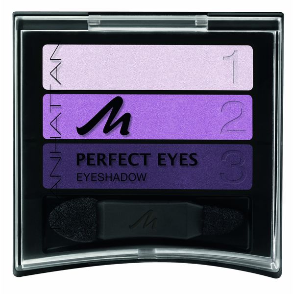 Manhattan Perfect Eyes Trio Eye Shadow Set with Shades 51A / 65H / 610K 3 g