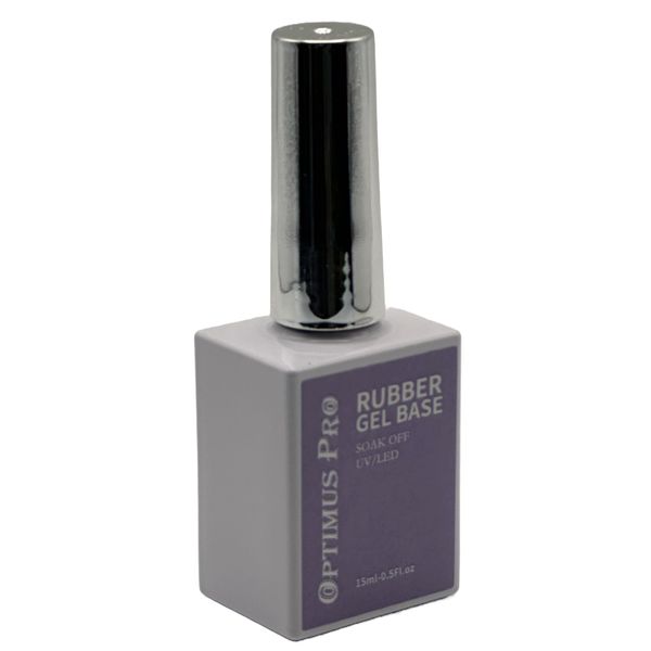Optimus Pro Soak Off UV/LED Rubber Gel Base 15ml/0.5oz