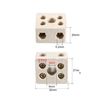 sourcing map 2 Way 380V 30A Ceramics Terminal Blocks High Temp Ceramic Connectors 2pcs