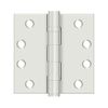 4" Height X 4" Width Commercial Ball Bearing Mortise Hinge Square Corner Prime
