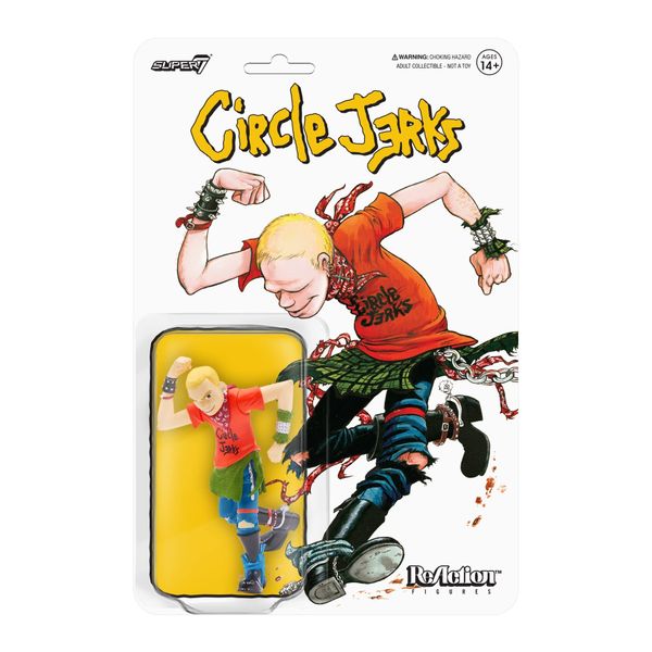 Super7 Circle Jerks Skank Man Reaction Figure 3.75インチ