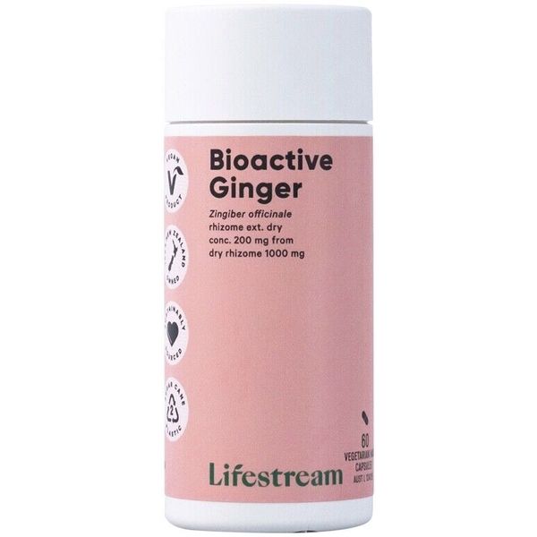 Ginger Bioactive 60 Caps Lifestream