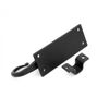 Black Shepherds Crook Straight Bolt Lock Cabinet Hinge Bolt Renovators Supply