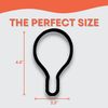 Tennis Racket Cookie Cutter with Easy Push Design