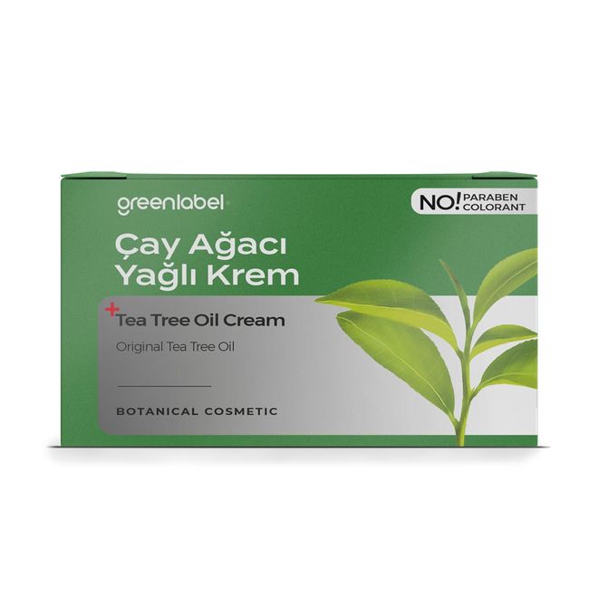 GREENLABEL ÇAY AĞACI YAĞI ÖZLÜ KREM 50 ml.