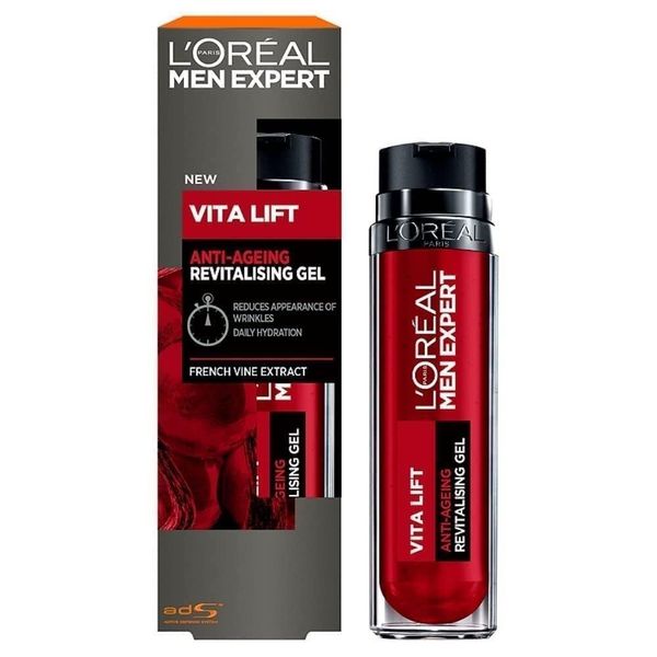 L'Oréal Men Expert Vita Lift Anti Wrinkle and Hydrating Gel Moisturiser for Men, 50 ml