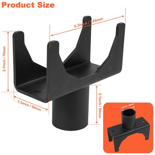 Bottle Jack Axle Adapter Lifting Saddle for 2"&3"&4" Round Axle Tube&2" Square Axle Tube,Bottle Jack Adapter Axle Saddle Within 1.6 Inch of Lift Table Diameter