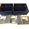 1 Box Collapsible Storage Bins Half-Size By Mainstays Stadium Blue 8 Units!