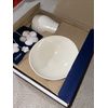 Mikasa Swirl White Dinnerware Square 4 Piece Place Setting