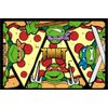 Buckle-Down TMNT Turtle Battle Poses/Pizza Placemat