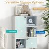 Bookcase Bookshelf multifunctional storage organizer w/Adjustable Shelf & Cubes