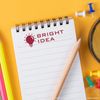 Slim Pre-Inked Bright Idea Stamp - Blue Ink